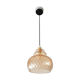 Suspension vintage ambrée
