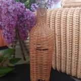 Wicker covered bottle
