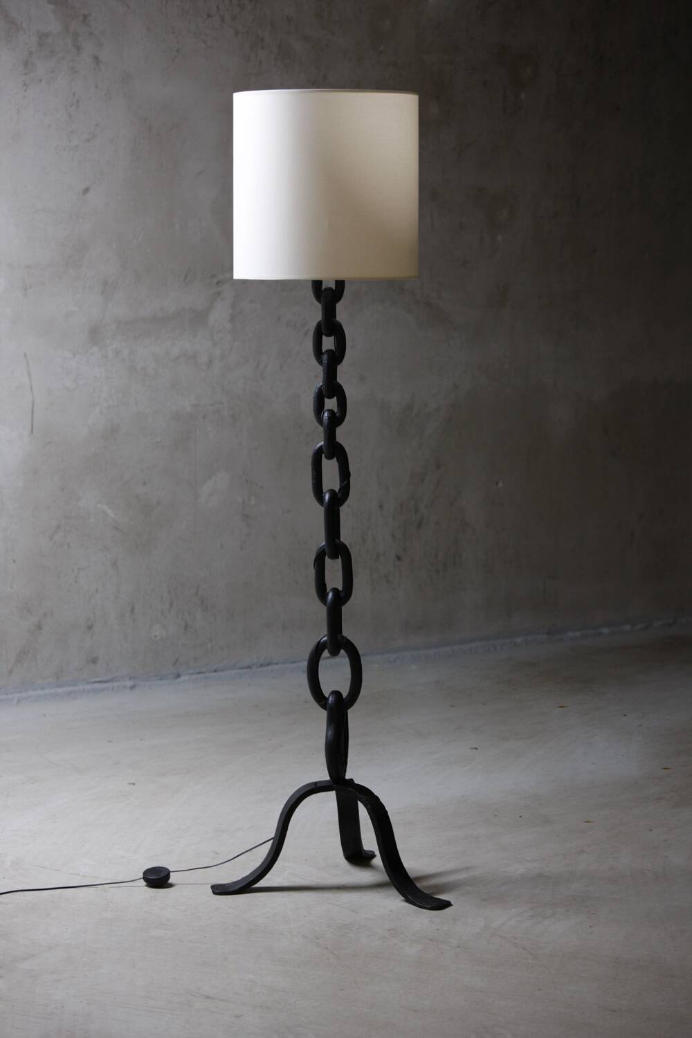 Lampe de parquet brutaliste