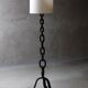 Lampe de parquet brutaliste