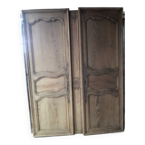 Louis XIV period wardrobe in solid oak