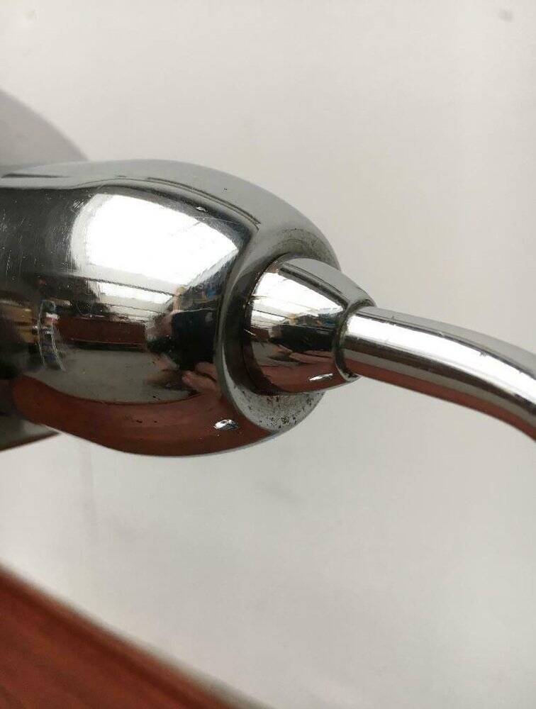 French table lamp type 600 from the mid-century by Charlotte Perriand for Jumo, 1960s.