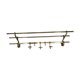 Brass coat rack