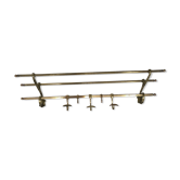Brass coat rack