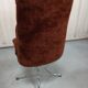 Set 6 chaises baquet velours chrome années 70
