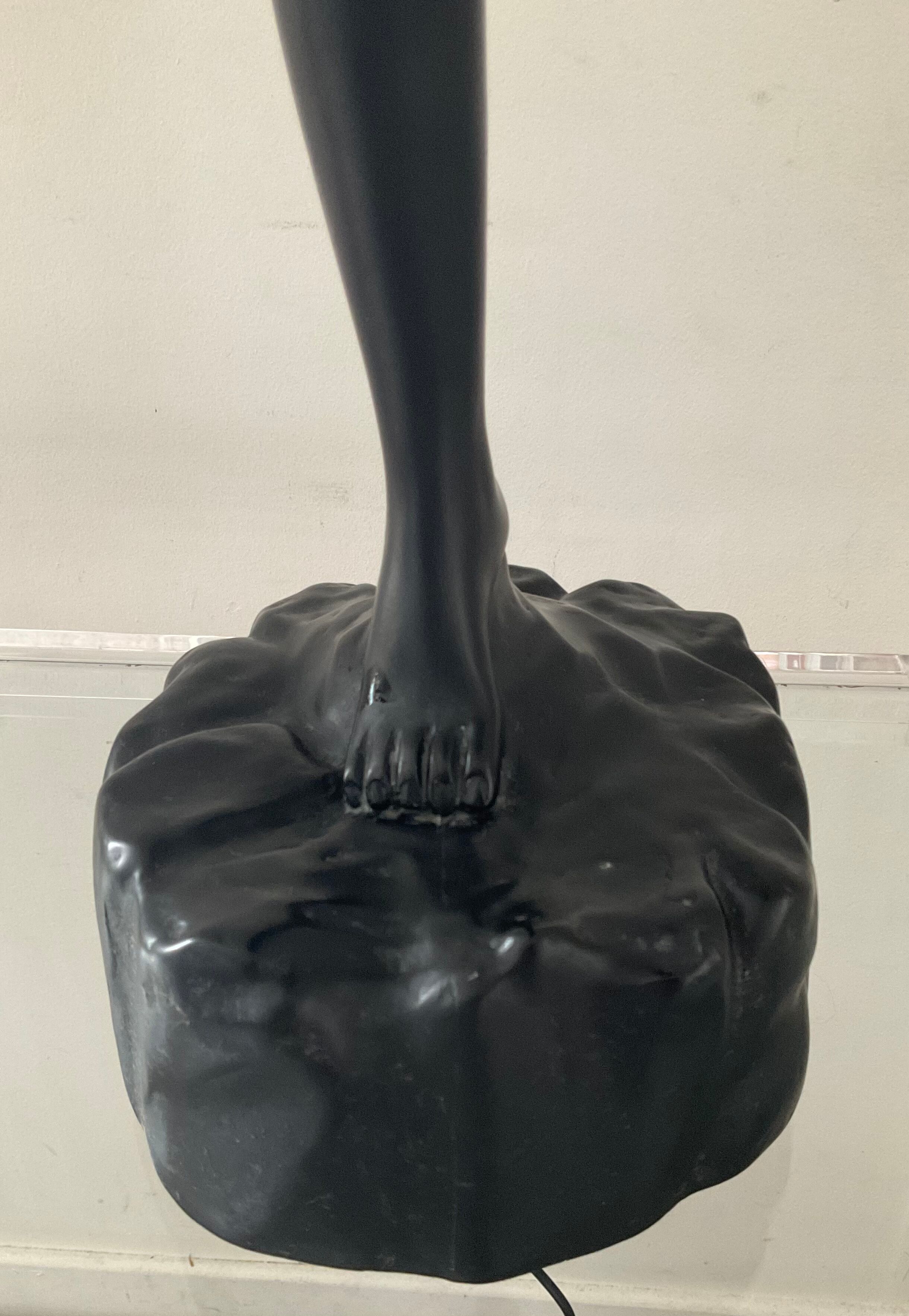 Vintage lamp Dancer of the 70s-80s Art Deco style