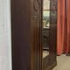 19th-century mahogany wardrobe with three English doors - demountable