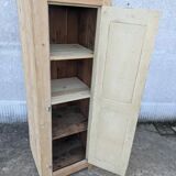 Small wardrobe in natural wood