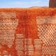 Luxury orange rug artisanal 200cm × 300cm