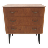 Scandinavian teak chest of drawers, Sweden, 1950
