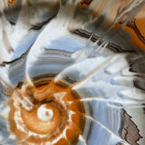 Series of 4 plates Pyroblan Sarreguemines vintage