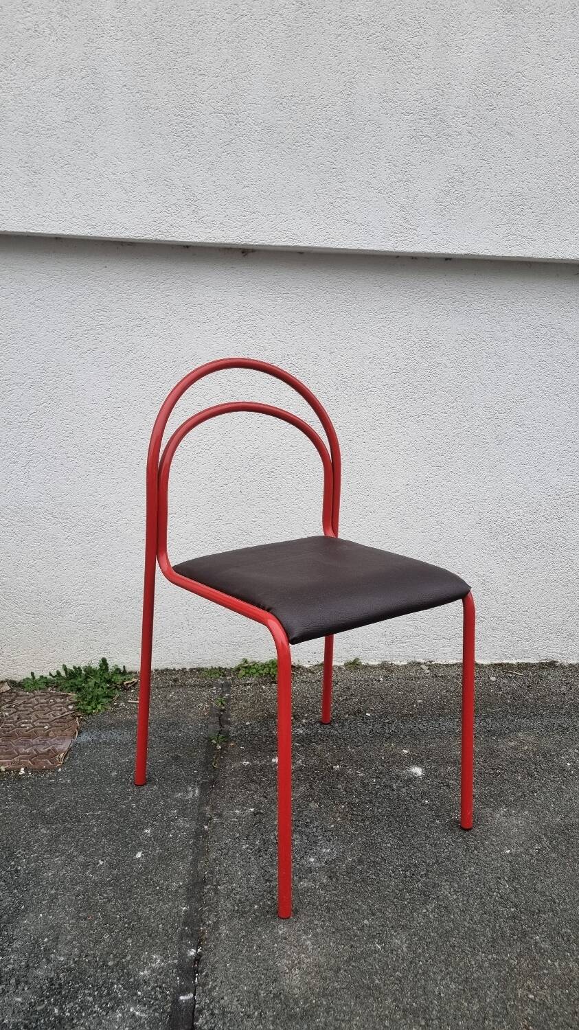 Vintage table and 6 chairs set