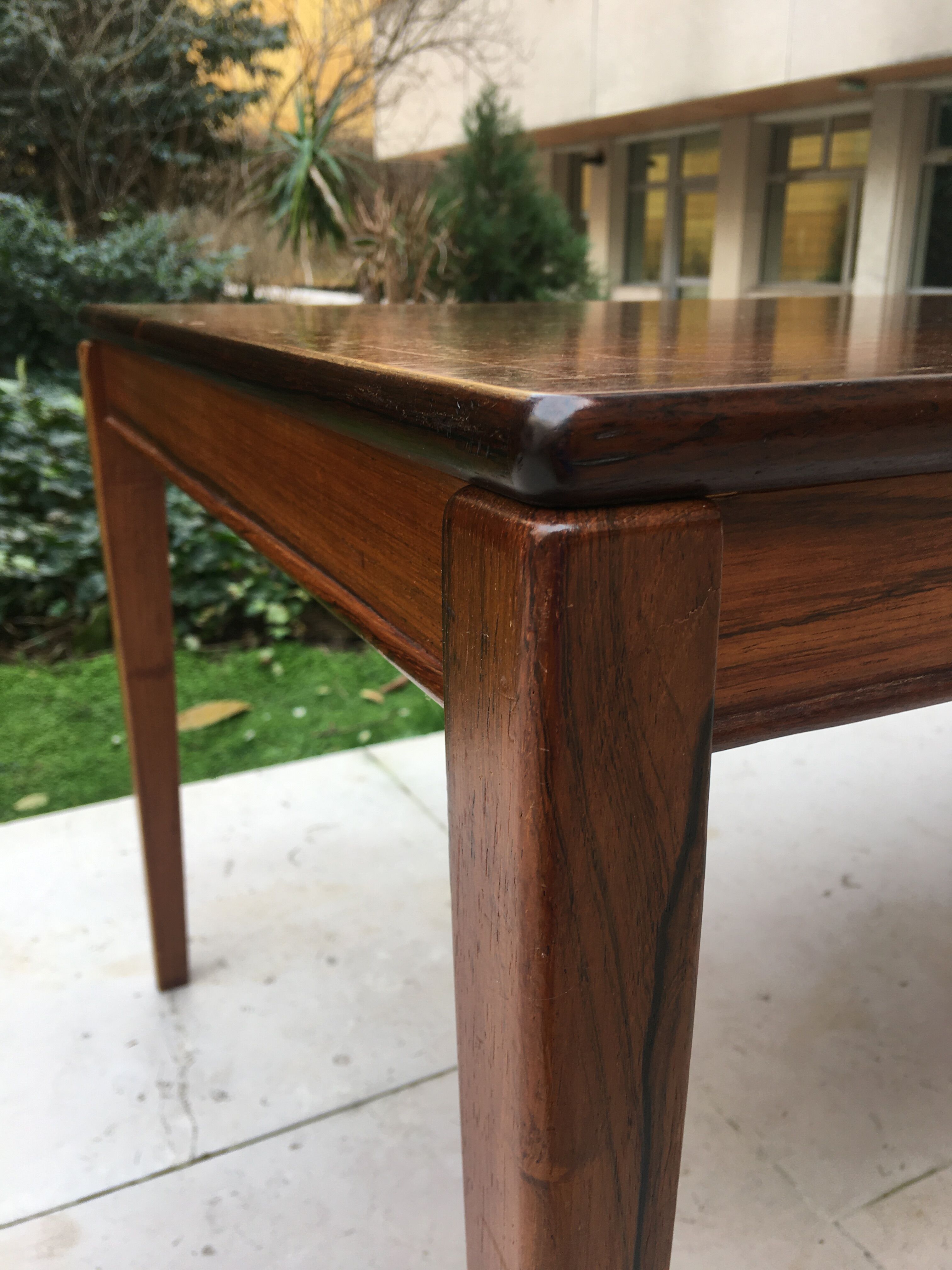 Rosewood coffee table by Marten Franckena for Fristho