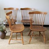 Western style wooden chairs