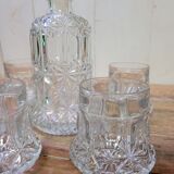 Whisky decanter with 6 glasses