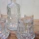 Whisky decanter with 6 glasses