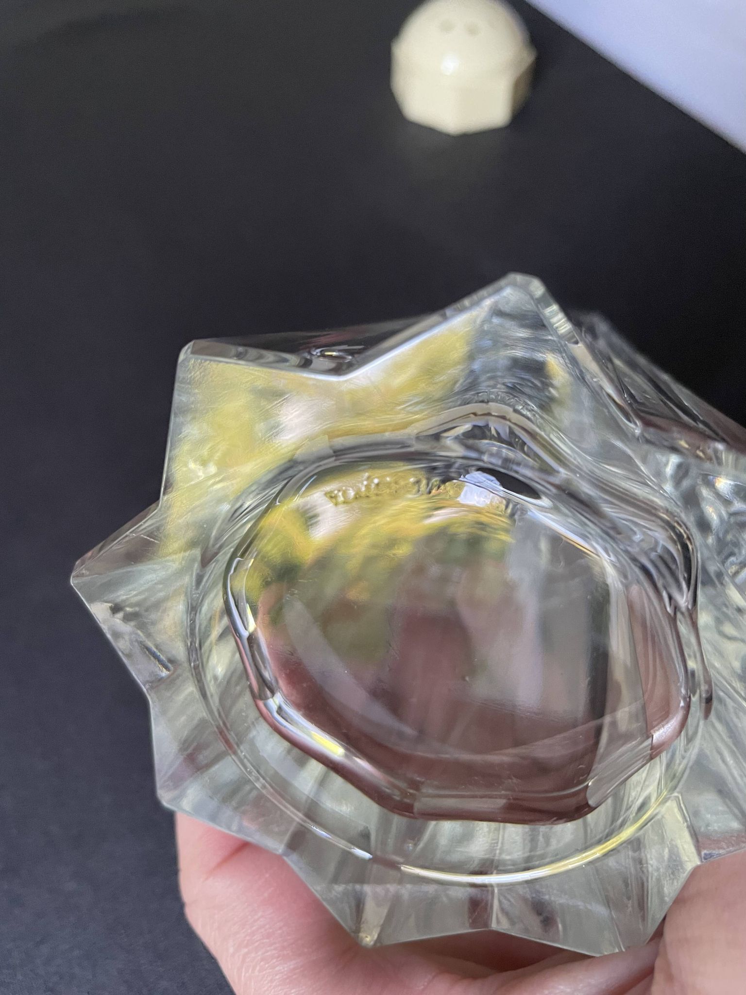 Saupoudreuse cristal de Bohème