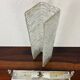 1960s frosted molded glass wall sconce