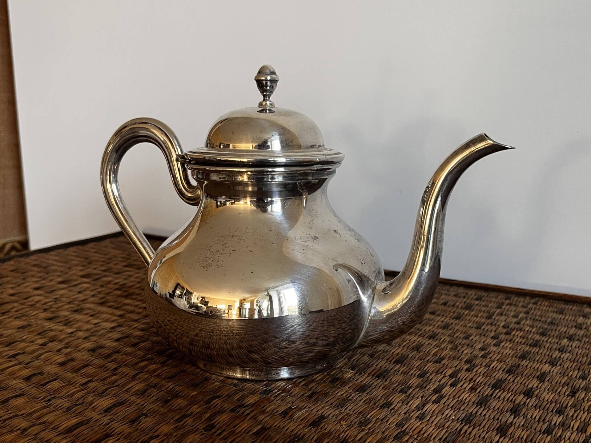 Silver-plated teapot