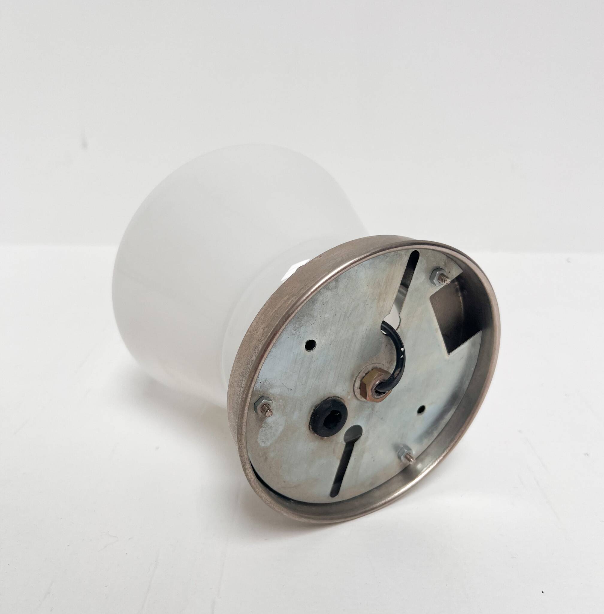 Opal glass Gispen ceiling lamp by GISO, 1960s