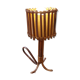 Rattan bedside lamp