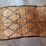 Marmoucha beige Berber rug - 424 x 170 cm