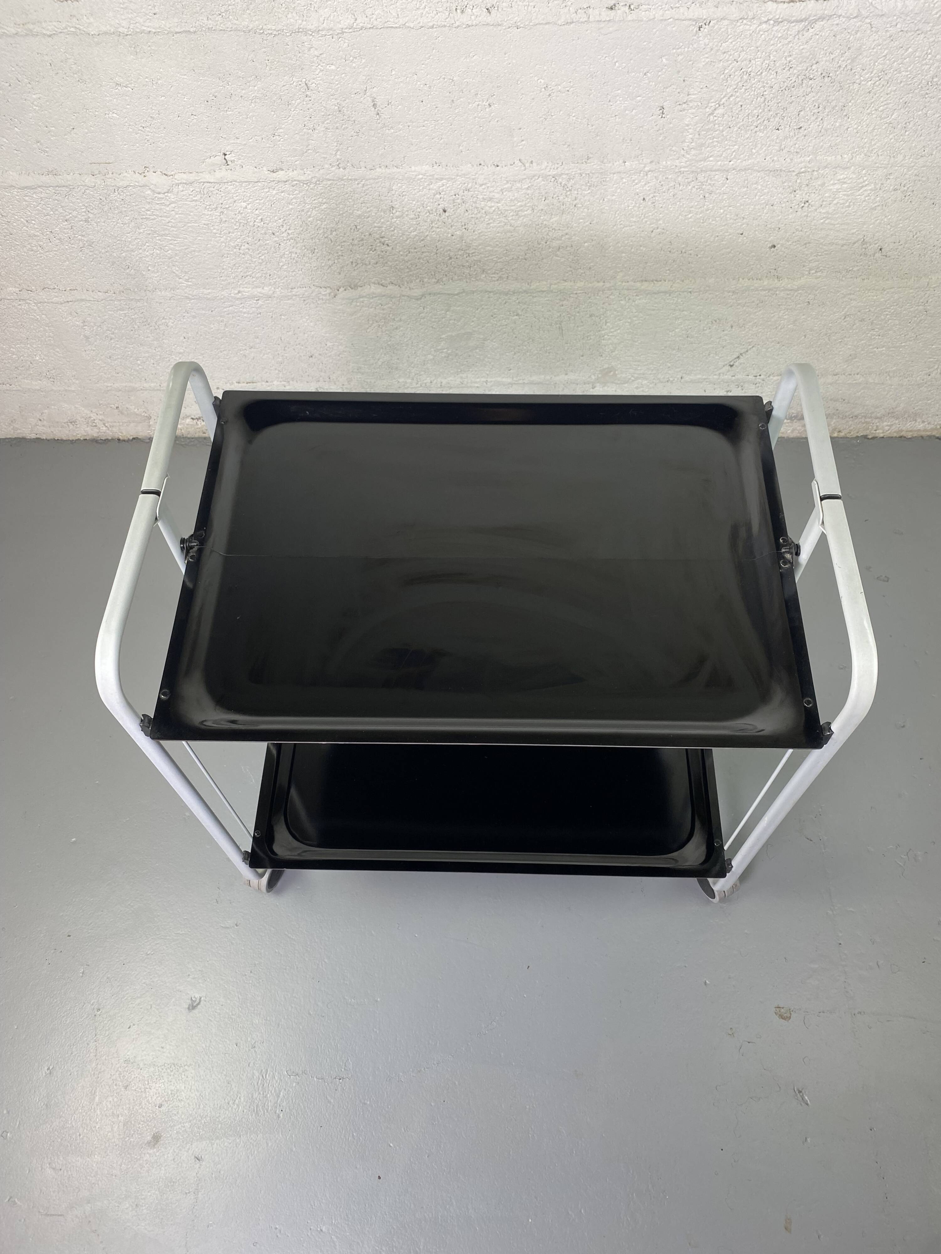 Vintage black Bauhaus folding server