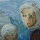 Einar Emland, Swedish painting, 1960s, Oil on canvas, Framed
