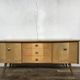 Enfilade furniture tv vintage feet compass Scandinavian style