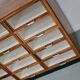 Vintage Dutch Walnut Haberdashery Shop Cabinet / Vitrine, 1950s