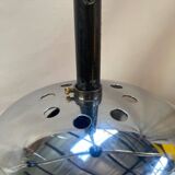 Raak Amsterdam pendant light in clear bubbled glass, 1970s