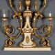 Antique wall sconces in wood and iron, Italy, mid-19th century.