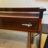 Console 1970 palissandre et inox