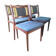 Série de 4 chaises en palissandre, Danemark 1960