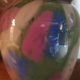 Multicoloured vase