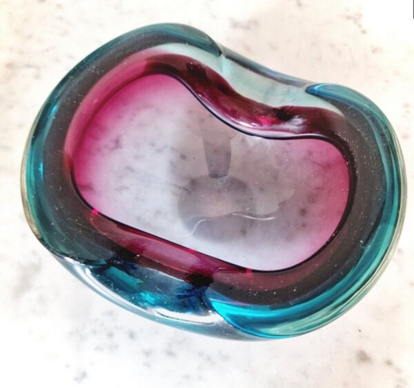 Cendrier vide poche sommerso bleu mauve