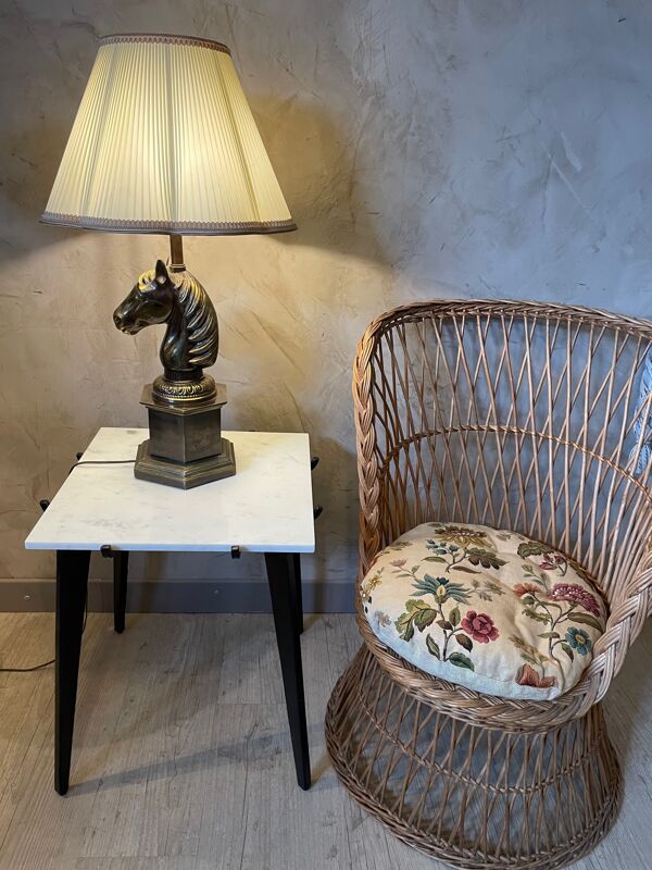 Lampe tête de cheval