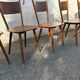 Série de 5 chaises bistrot Hiller