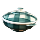 Givors earthenware tureen green tiles