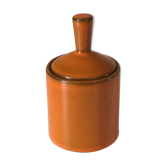 Orange ceramic pot Years 70