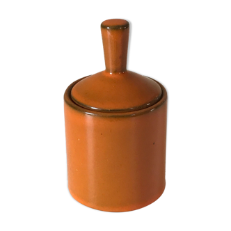 Orange ceramic pot Years 70