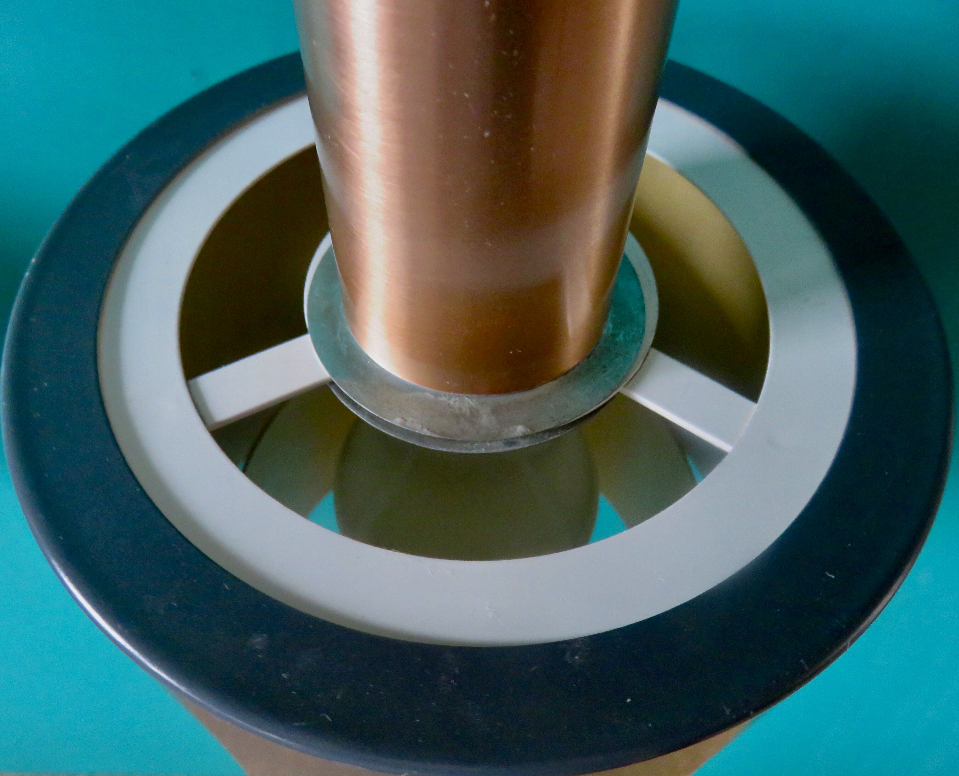 Suspension vintage à 3 feux "Doria" Autriche 1960