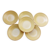 Assiette creuse grès moucheté