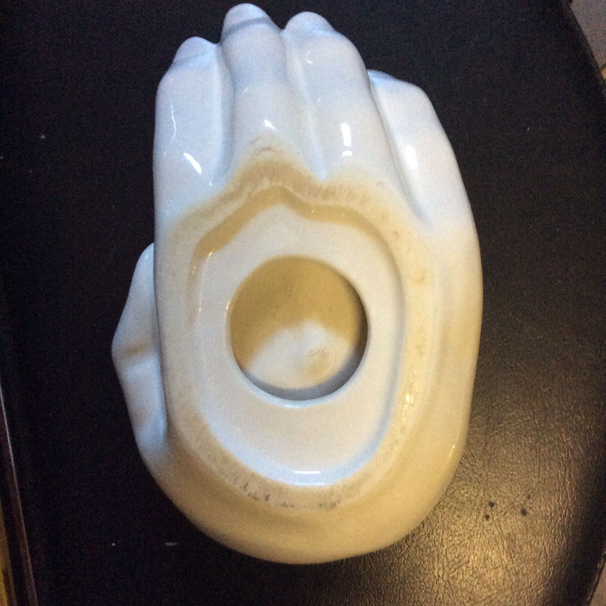 Trinket bowl vintage hand ceramic of the 70s