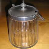 Antique crystal ice bucket