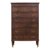 Commode en noyer, design danois, années 1960, production : Danemark
