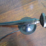 Brass patinated thick metal wall 1940