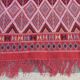Traditional handmade red kilim rug 187-114cm