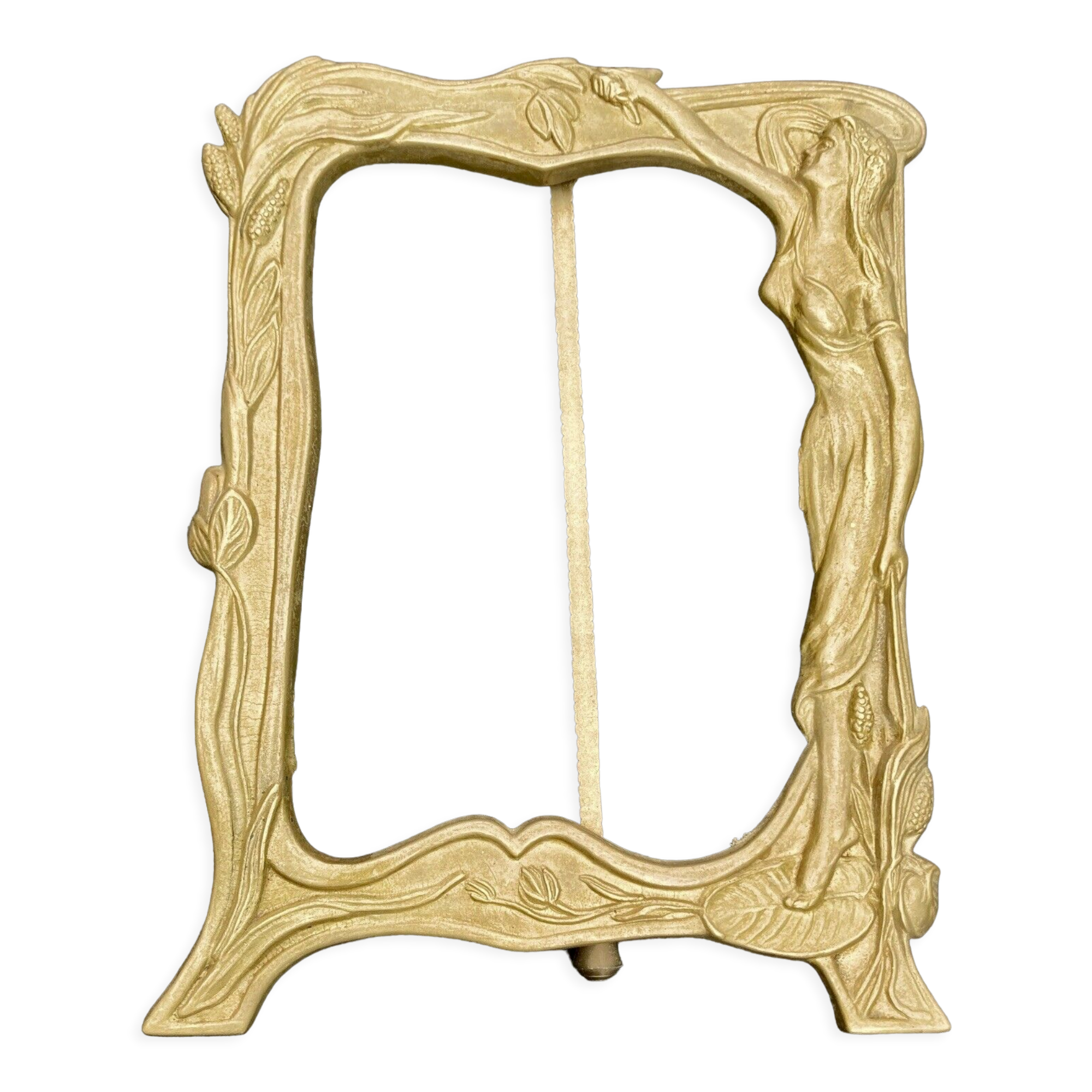 Cadre photo en bronze art nouveau N°3