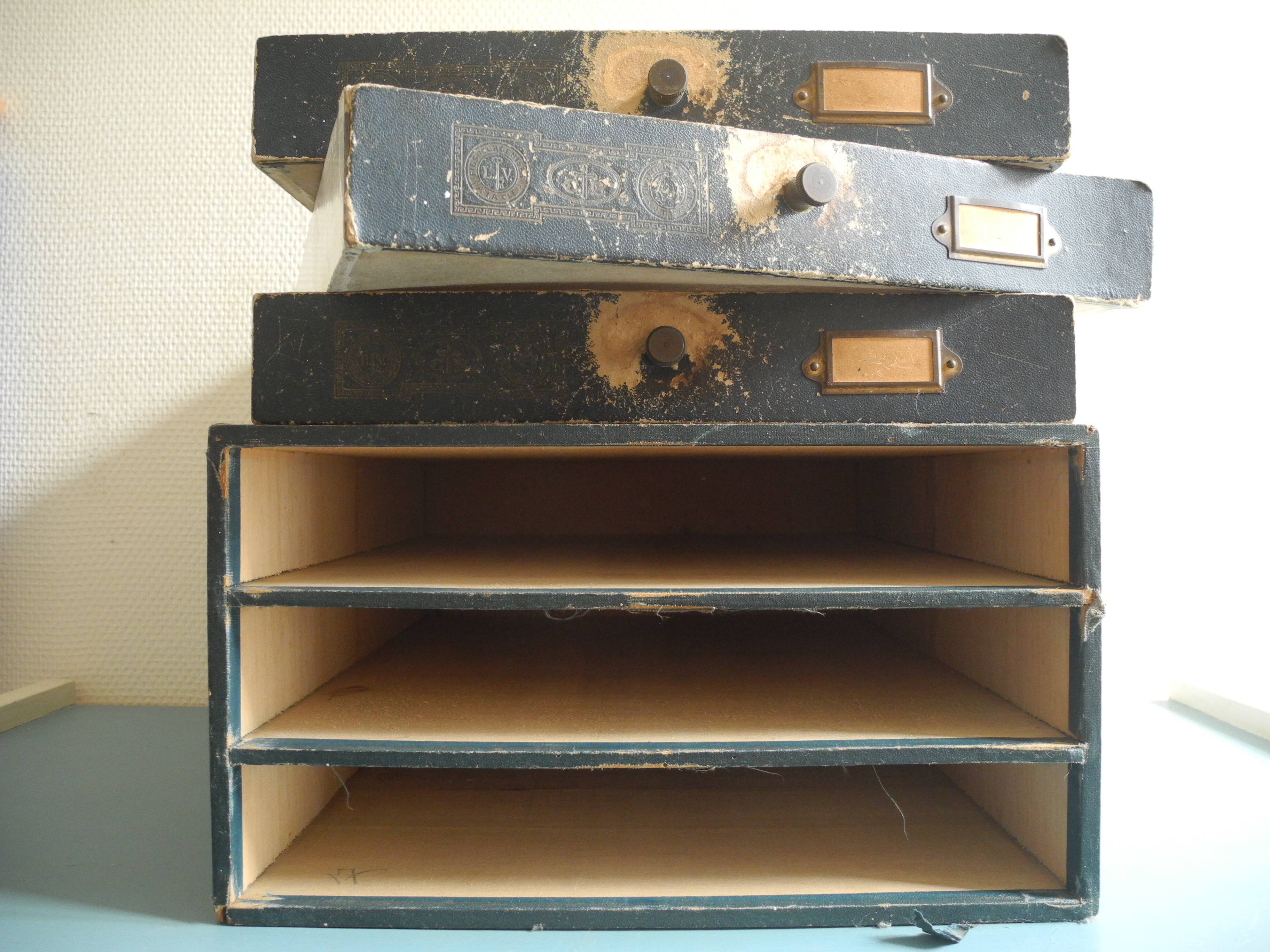 Antique haberdashery cabinet, LV Paris, JTPF